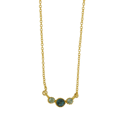 NECKLACE  GOLD 585 & SEMIPRECIOUS STONES  - 98975