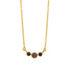 NECKLACE  GOLD 585 & SEMIPRECIOUS STONES  - 98976