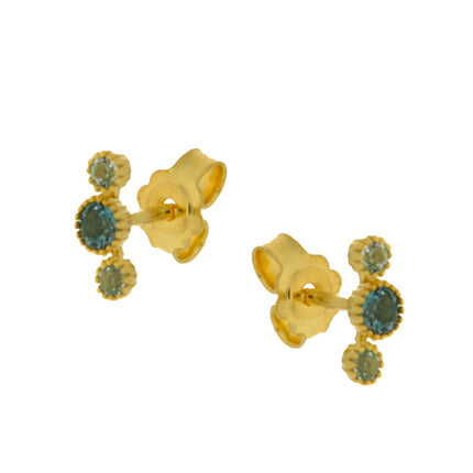 EARRINGS  GOLD 585 & SEMIPRECIOUS STONES  - 98977