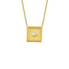 NECKLACE  GOLD 750 & PRECIOUS STONES WITH CHAIN - 99004