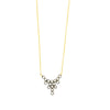 NECKLACE GOLD 18K PRECIOUS STONES - 99078