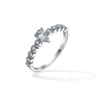 RING WHITE GOLD 750 & PRECIOUS STONES - 99194 - Availability: Up to 1 month