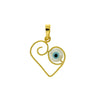 PENDANT  GOLD 585 & SEMIPRECIOUS STONES  - 99268