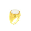 RING YELLOW & WHITE GOLD 585 & PRECIOUS STONES - 99542