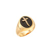 RING PINK GOLD 375 & PRECIOUS STONES - 99805