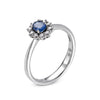 RING WHITE GOLD 750 & PRECIOUS STONES - 99865