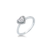 RING WHITE GOLD 750 & PRECIOUS STONES - 99871
