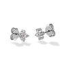EARRINGS WHITE GOLD 750 & PRECIOUS STONES - 99883