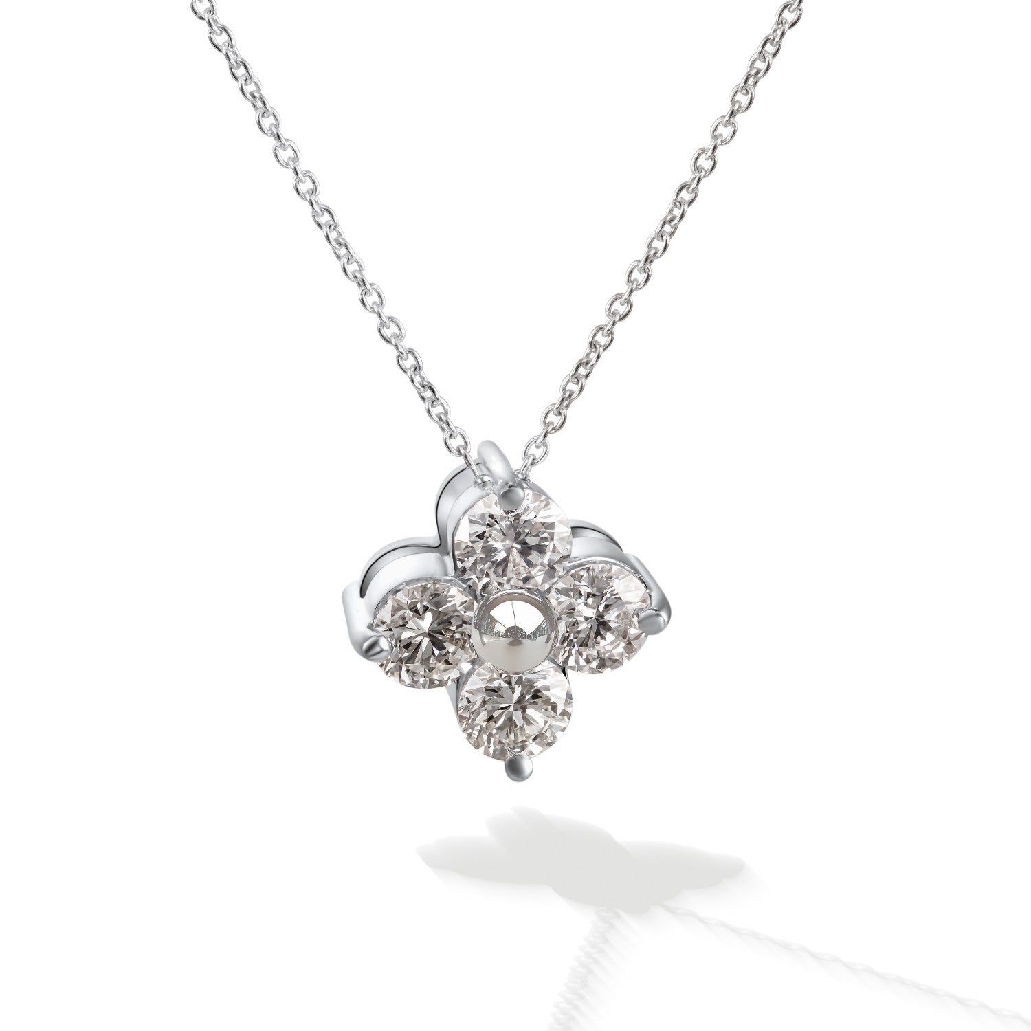 NECKLACE WHITE GOLD 750 & PRECIOUS STONES - 99887