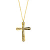 CROSS YELLOW & WHITE GOLD 585 & PRECIOUS STONES - 99980